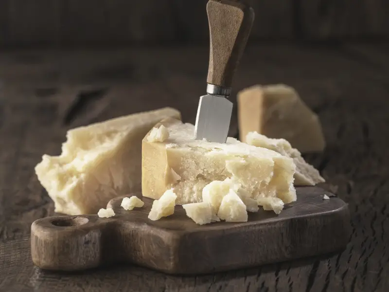 Faca para queijo parmesão - tipos de facas de cozinha