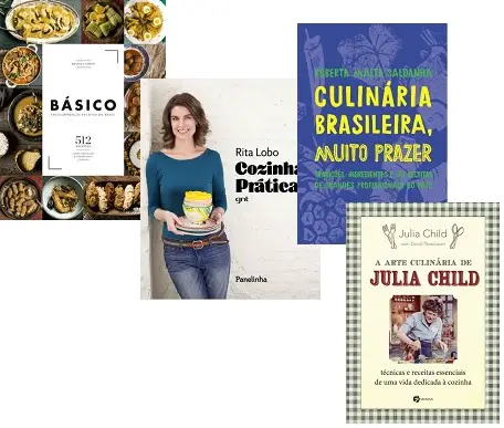 livros de culinária - dicas de presentes para quem gosta de cozinhar