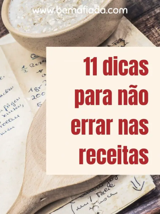 Dicas para iniciantes na cozinha