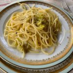 Carbonara de alho porro