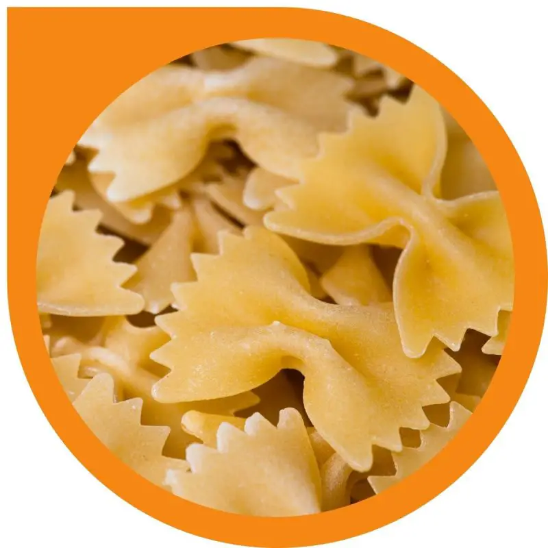 Macarrão farfalle ou gravata