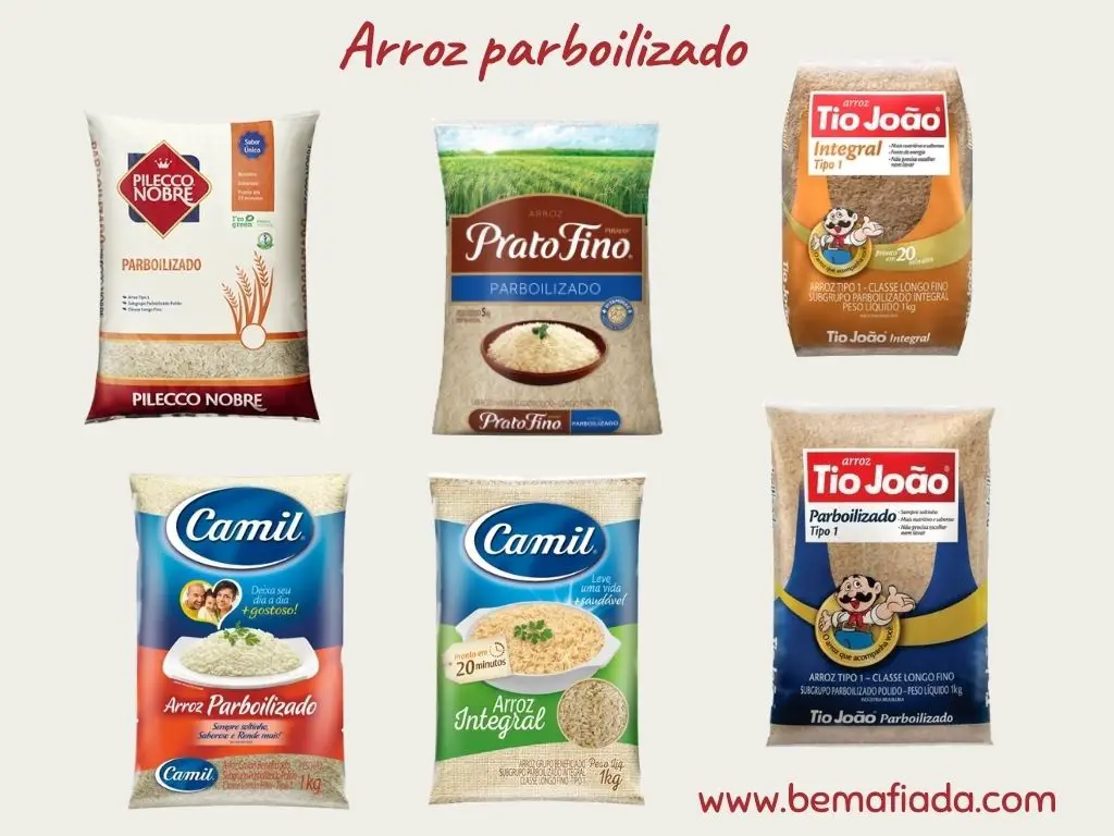 Marcas de arroz paraboilado