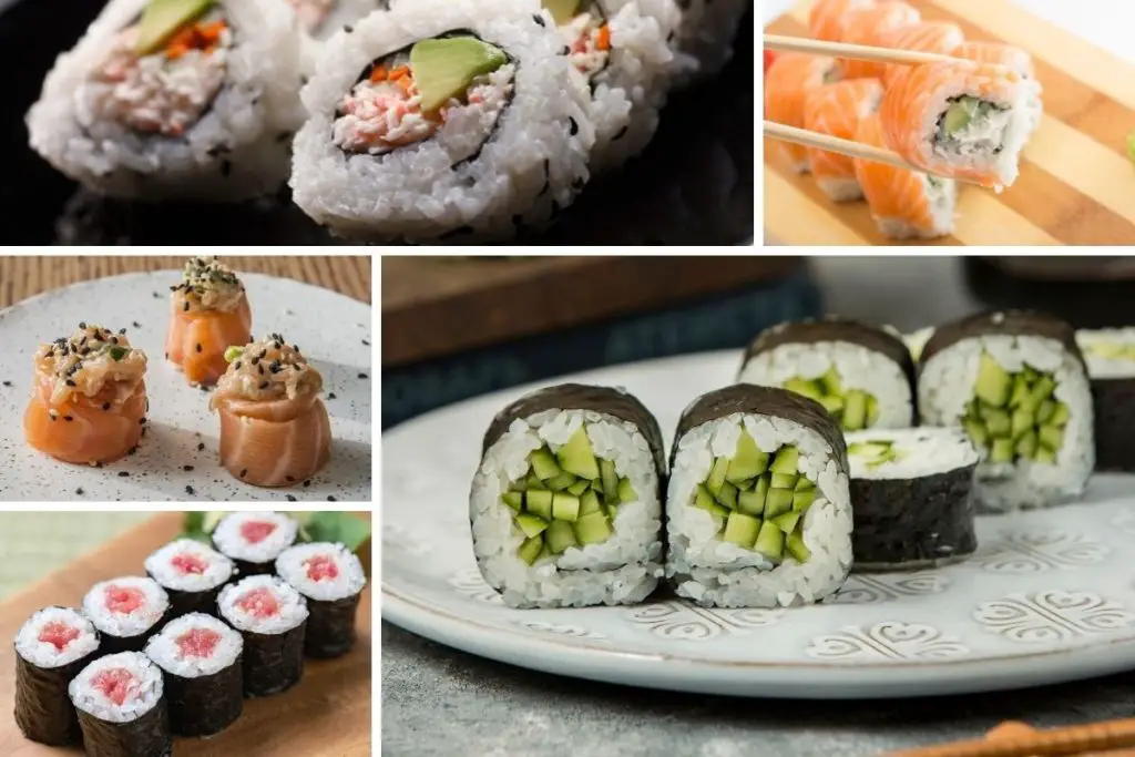 Sushis populares no Brasil: California, Philadelphia, Joe de Salmão, Tekkamaki, Kappamaki