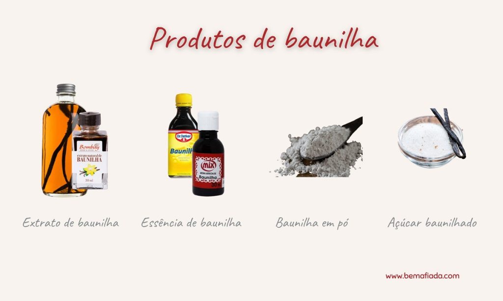 Produtos de baunilha