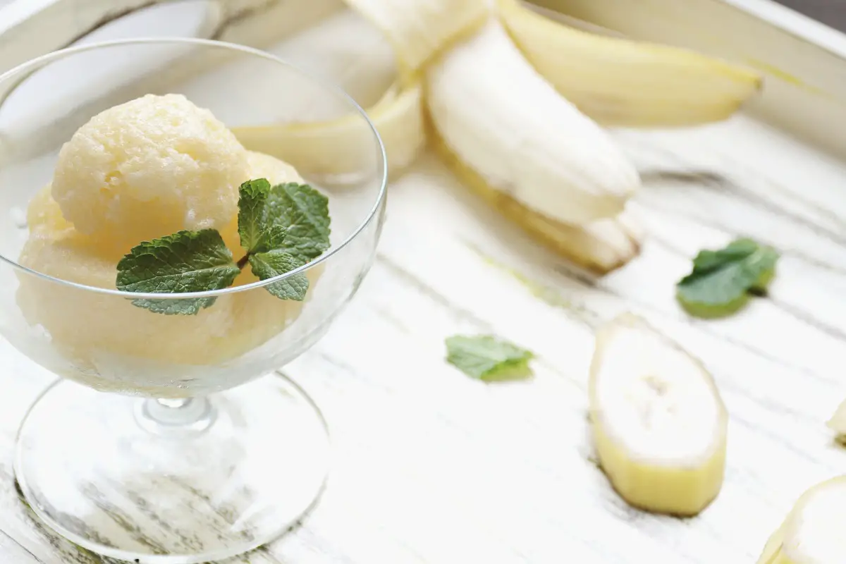 sorbet de banana